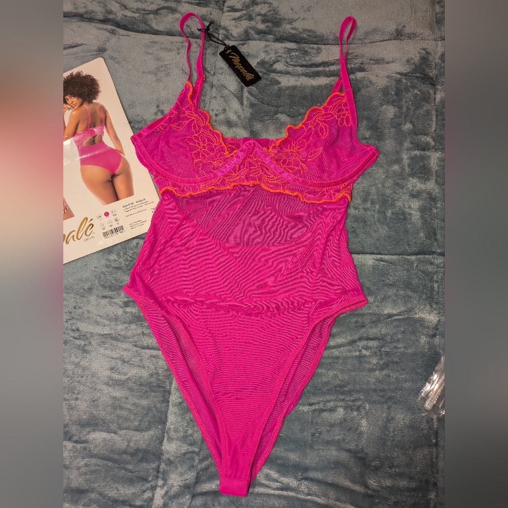 New With Tags Mapale by Espirale Hot Pink Bodysuit